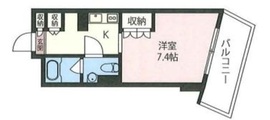 エスティメゾン板橋C6 1306 間取り図