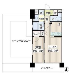 エクセル武蔵小杉 712 間取り図