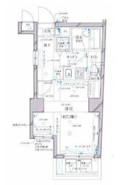 パレステュディオ三番町Ⅱ 3階 間取り図