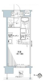 パークキューブ板橋本町 1005 間取り図