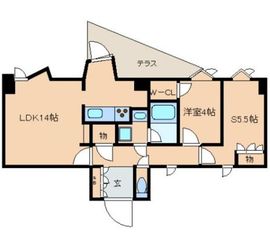レジディア文京音羽 101 間取り図