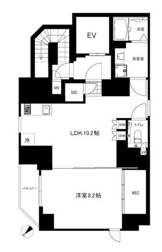 クリアルプレミア恵比寿 (CREALpremier恵比寿) 4階 間取り図