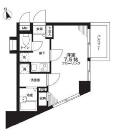 レキシントン・スクエア曙橋 307 間取り図