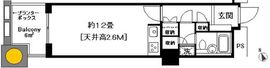 六本木ヒルズレジデンス B棟 6階 間取り図