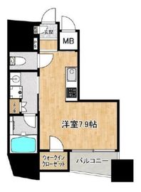 ZOOM大島 13階 間取り図