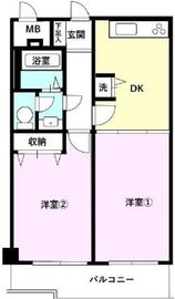 飯田橋ハイタウン 10階 間取り図