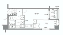 オリーブ三田 502 間取り図