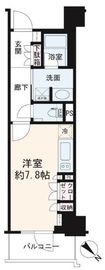 デュオステージ関内Ⅱ 8階 間取り図