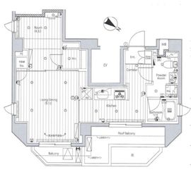 メイクスアート三ノ輪Ⅱ 901 間取り図