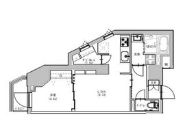 S-RESIDENCE浅草Fiore (エスレジデンス浅草フィオーレ) 202 間取り図