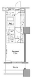ザ・パークハビオ木場 506 間取り図