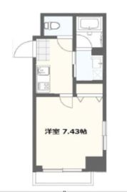 UGHD水天宮前 203 間取り図