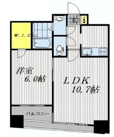 人形町デュープレックスリズ 1203 間取り図