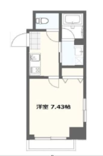UGHD水天宮前 303 間取り図