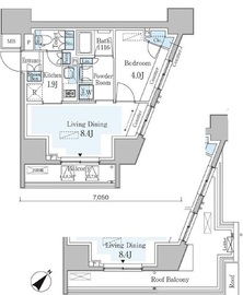 GRAN PASEO横濱関内PREMIUM (グランパセオ横濱関内プレミアム) 206 間取り図