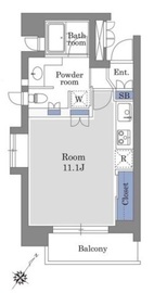 グランド・ルー都立大学 302 間取り図