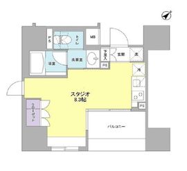 コンフォリア池袋DEUX 705 間取り図