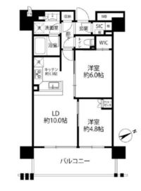 三田聖坂ガーデンレジデンス 4階 間取り図