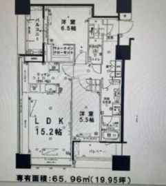 ステーションプラザタワー 17階 間取り図