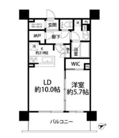 三田聖坂ガーデンレジデンス 1階 間取り図