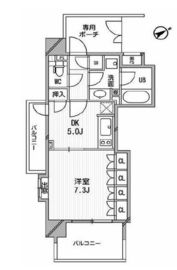 ライオンズシティ白金高輪 401 間取り図