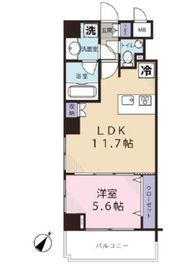 ガーラ神田岩本町 2階 間取り図