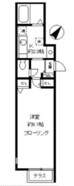 モデュロール五反田 103 間取り図