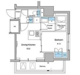 ルフォンプログレ大森山王 803 間取り図
