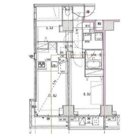 La Douceur田端 (ラドゥセール田端) 1003 間取り図