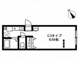 レジディア駒沢大学 204 間取り図