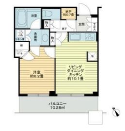 ル・サンク大崎シティタワー 8階 間取り図
