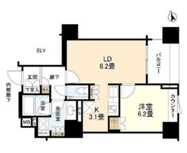 ブランズ明石町 3階 間取り図