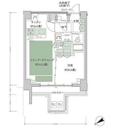 シティハウス二子玉川 3階 間取り図
