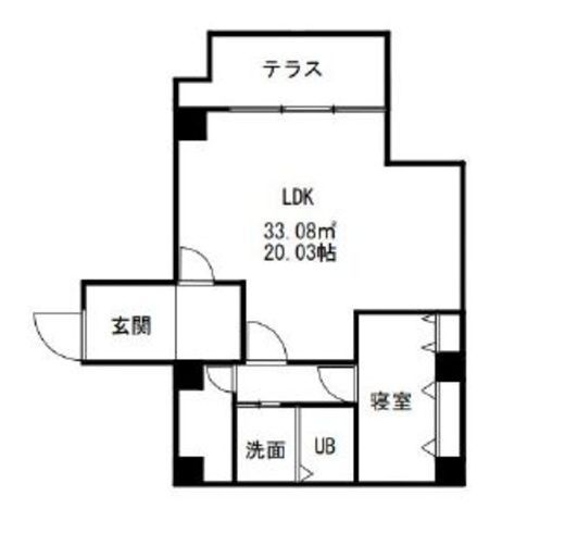 表参道レジデンス 102 間取り図