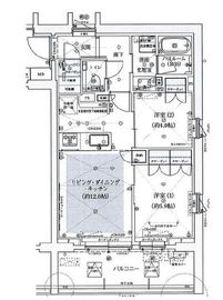 アトラス青山レジデンシャル 6階 間取り図