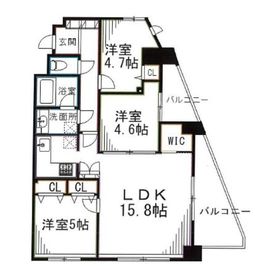 ラヴォア荻窪 3階 間取り図