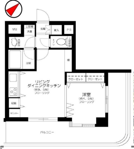 エクセルシオール港区海岸 201 間取り図