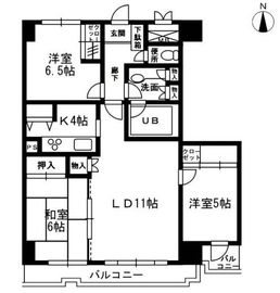 レジディア目白 412 間取り図