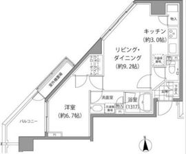 エーデル練馬 801 間取り図
