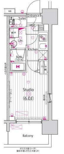 ガーラ・プレシャス大森 5階 間取り図