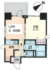 フォンテーヌ美和 703 間取り図