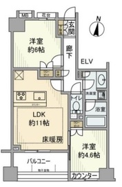 ブランズ文京東大前 3階 間取り図
