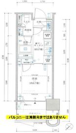 パークタワー勝どきミッド/サウス 9階 間取り図
