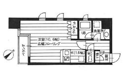 クオリア銀座3丁目 6階 間取り図