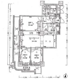 ツインタワーすみとし住吉館 6階 間取り図