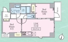 THE ROOM (ザルーム) 901 間取り図