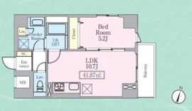THE ROOM (ザルーム) 203 間取り図