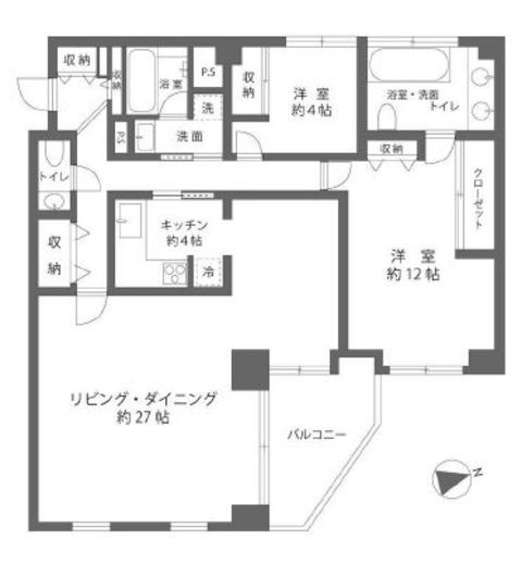 ホーマット麹町 6階 間取り図