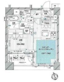 アデニウム東京八丁堀 7階 間取り図