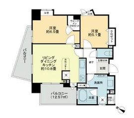 ライオンズステーションプラザ金町 8階 間取り図